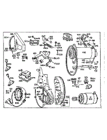 Generator Starter parts for Briggs & Stratton Lawn & Garden Engine 325430 TO 325438 (0010 - 0028) from AppliancePartsPros.com