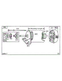 Motor And Drive Assembly parts for Briggs & Stratton Lawn & Garden Engine 326400 TO 326499 (0010 - 0080) from AppliancePartsPros.com