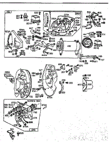 Electric Starter parts for Briggs & Stratton Lawn & Garden Engine 326400 TO 326499 (0630 - 0771) from AppliancePartsPros.com