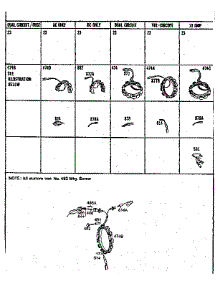 Stator Chart parts for Briggs & Stratton Lawn & Garden Engine 326400 TO 326499 (0630 - 0771) from AppliancePartsPros.com