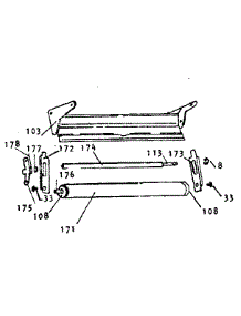 Steel Roller parts for Craftsman Walk-Behind Lawn Mower 328815330 from AppliancePartsPros.com