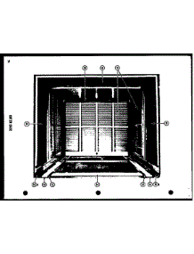 Outer Case (324-3B) (324-5B) (324-3Bh) (324-5Ch) (329-3B) (329-3Bh) parts for Amana Room Air Conditioner 329-3BH from AppliancePartsPros.com
