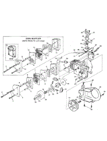Figure 3 parts for Homelite Gas Chainsaw 330-UT10604A from AppliancePartsPros.com