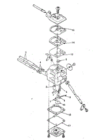 Carburetor Zama parts for Homelite Gas Chainsaw 330-UT10604A from AppliancePartsPros.com