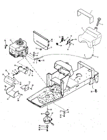 Engine parts for Troy-Bilt Front-Engine Lawn Tractor 3312GR from AppliancePartsPros.com