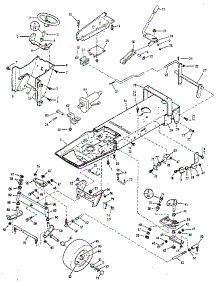 Frame, Lift And Steering Assembly parts for Troy-Bilt Front-Engine Lawn Tractor 3312HR from AppliancePartsPros.com