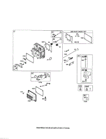 Head-Cyl / Dipstick / Tube parts for Briggs & Stratton Lawn & Garden Engine 331800-0036-E1 from AppliancePartsPros.com