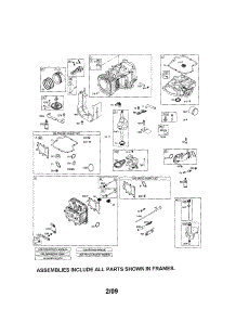 Cylinder / Crankshaft / Sump parts for Briggs & Stratton Lawn & Garden Engine 331877-0946-B1 from AppliancePartsPros.com