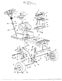 Lawn Tractor / Front Wheel Chart parts for Mtd Front-Engine Lawn Tractor 33566 from AppliancePartsPros.com