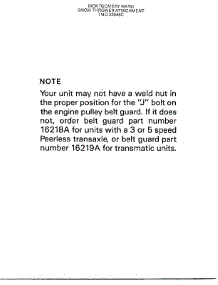 Snow Thrower Attachment Page 3 parts for Mtd Gas Snowblower 33848C from AppliancePartsPros.com