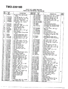 12 Hp 32" Lawn Tractor Page 7 parts for Mtd Front-Engine Lawn Tractor 33919B from AppliancePartsPros.com