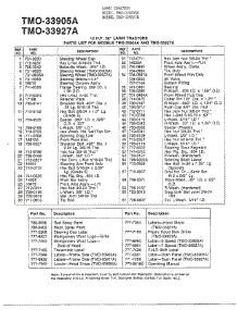 12Hp 38" Lawn Tractors Page 2 parts for Mtd Front-Engine Lawn Tractor 33927A from AppliancePartsPros.com