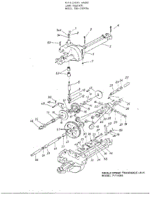 Single Speed Transaxle Right Hand parts for Mtd Front-Engine Lawn Tractor 33928A from AppliancePartsPros.com