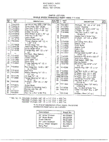 Single Speed Transaxle Right Hand Page 2 parts for Mtd Front-Engine Lawn Tractor 33928A from AppliancePartsPros.com