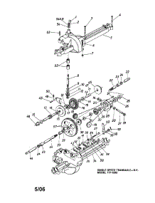 Drive Shaft / Upper Housing parts for Mtd Front-Engine Lawn Tractor 33931A from AppliancePartsPros.com