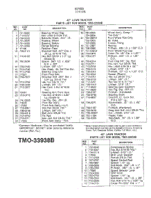 42" Lawn Tractor Page 4 parts for Mtd Gas Walk-Behind Mower 33938B from AppliancePartsPros.com