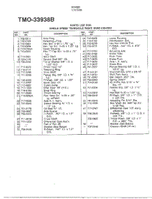 Single Speed Transaxle R H Page 2 parts for Mtd Gas Walk-Behind Mower 33938B from AppliancePartsPros.com