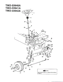 42" Lawn Tractors parts for Mtd Front-Engine Lawn Tractor 33940A from AppliancePartsPros.com