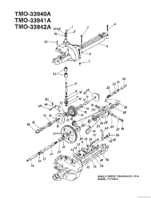 42" Lawn Tractors Page 4 parts for Mtd Front-Engine Lawn Tractor 33942A from AppliancePartsPros.com