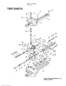 Single Speed Transaxle-R parts for Mtd Front-Engine Lawn Tractor 33944A from AppliancePartsPros.com