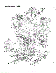 12Hp 36" Lawn Tractors parts for Mtd Front-Engine Lawn Tractor 3394704A from AppliancePartsPros.com