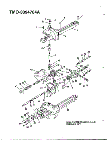 Single Speed Transaxle parts for Mtd Front-Engine Lawn Tractor 3394704A from AppliancePartsPros.com