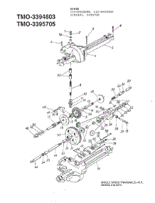 Single Speed Transaxle-R parts for Mtd Front-Engine Lawn Tractor 3394803 from AppliancePartsPros.com