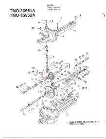 Single Speed Transaxle Rh parts for Mtd Gas Walk-Behind Mower 33952A from AppliancePartsPros.com