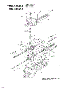 Single Speed Transaxle Right Hand parts for Mtd Front-Engine Lawn Tractor 33953A from AppliancePartsPros.com