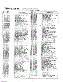 46" 18Hp Lawn Tractor Page 7 parts for Mtd Front-Engine Lawn Tractor 33954A from AppliancePartsPros.com