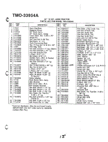 46" 18Hp Lawn Tractor Page 2 parts for Mtd Front-Engine Lawn Tractor 33954A from AppliancePartsPros.com