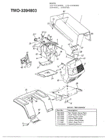Mower parts for Mtd Front-Engine Lawn Tractor 3395705 from AppliancePartsPros.com