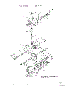 Single Speed Transaxle Rh parts for Mtd Front-Engine Lawn Tractor 3397400 from AppliancePartsPros.com