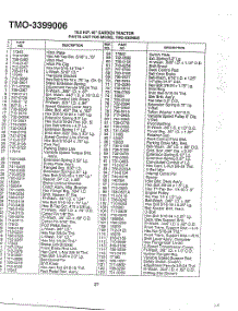Garden Tractor Page 7 parts for Mtd Front-Engine Lawn Tractor 3399006 from AppliancePartsPros.com