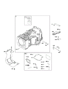 Cylinder parts for Briggs & Stratton Lawn & Garden Engine 33R777-0012-G1 from AppliancePartsPros.com