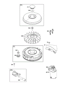 Flywheel / Ignition / Starter parts for Briggs & Stratton Lawn & Garden Engine 33R777-0012-G1 from AppliancePartsPros.com