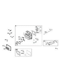 Cylinder Head parts for Briggs & Stratton Lawn & Garden Engine 33R877-0033-G1 from AppliancePartsPros.com