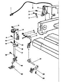 Presser Bar Assembly parts for Kenmore Mechanical Sewing Machine 340.1991180 (3401991180, 340 1991180) from AppliancePartsPros.com