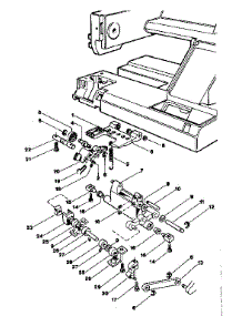 Feed Lifting Lever parts for Kenmore Mechanical Sewing Machine 340.1991180 (3401991180, 340 1991180) from AppliancePartsPros.com