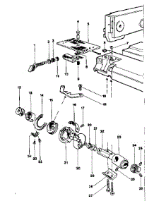 Shuttle Assembly parts for Kenmore Mechanical Sewing Machine 340.1991180 (3401991180, 340 1991180) from AppliancePartsPros.com