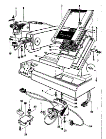 Keyboard parts for Kenmore Mechanical Sewing Machine 340.1991180 (3401991180, 340 1991180) from AppliancePartsPros.com