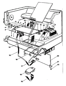 Flat Cable With Connector parts for Kenmore Mechanical Sewing Machine 340.1991180 (3401991180, 340 1991180) from AppliancePartsPros.com