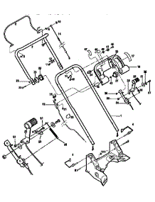 Handlebar And Mower Controls--Models 34022 And 34023 parts for Troy-Bilt Gas Walk-Behind Mower 34023 from AppliancePartsPros.com
