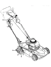 Electric Start System--Model 34023 parts for Troy-Bilt Gas Walk-Behind Mower 34023 from AppliancePartsPros.com