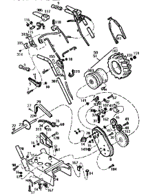 Handle Assembly parts for Troy-Bilt Gas Walk-Behind Mower 34032(340320200101-340320299999) from AppliancePartsPros.com