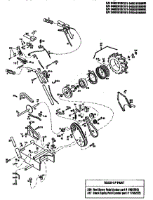 Handle Assembly parts for Troy-Bilt Gas Walk-Behind Mower 340630100101-340630199999 from AppliancePartsPros.com