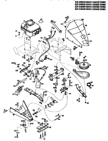 Engine parts for Troy-Bilt Gas Walk-Behind Mower 34064 from AppliancePartsPros.com