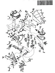 Engine parts for Troy-Bilt Gas Walk-Behind Mower 340640100101-340640199999 from AppliancePartsPros.com