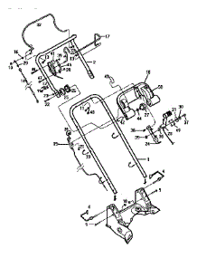 Handle Assembly parts for Troy-Bilt Gas Walk-Behind Mower 34311 from AppliancePartsPros.com