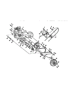Mainframe, Left Side parts for Western Auto Rear-Tine Tiller 3455A79 from AppliancePartsPros.com